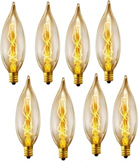 Foto 1 | Foto 1 | Lámpara Tipo Candelabro Scomx E12 Edison Vintage 40 W 280 Lm Paquete De 8 - Venta Internacional.