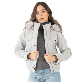 Foto 1 | Foto 1 | Chamarra Quarry Regular Fit Con Capucha Para Mujer