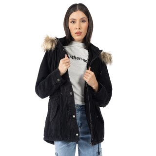 Foto 1 | Foto 1 | Chamarra Quarry Parka Denim Con Capucha Para Mujer