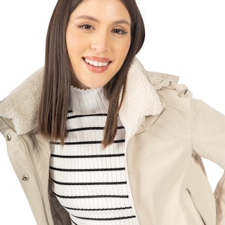 Foto 5 | Foto 5 | Chamarra Quarry Cropped Casual Capucha Ajustable Para Mujer