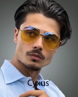 Foto 4 | Foto 4 | Gafas De Aviador Cyxus Y06 Con Montura Metálica Que Bloquean La Luz Azul - Venta Internacional.