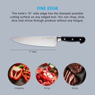 Foto 3 | Foto 3 | Cuchillo De Chef Messermeister Meridian Elite 9 Pulgadas Stealth - Venta Internacional.
