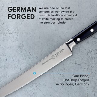 Foto 5 | Foto 5 | Cuchillo Para Pan Messermeister Meridian Elite De 9 Pulgadas Acero Alemán - Venta Internacional.