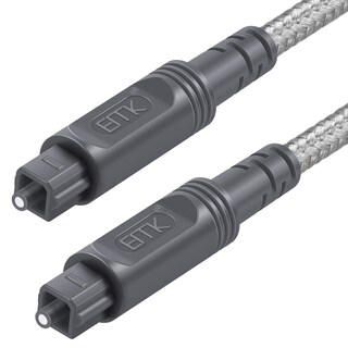 Foto 1 | Foto 1 | Cable De Audio Óptico Digital Emk Toslink De 1 M Con Funda De Algodón - Venta Internacional.