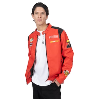 Foto 1 | Foto 1 | Chamarra Quarry Slim Fit Parches Racing Para Hombre