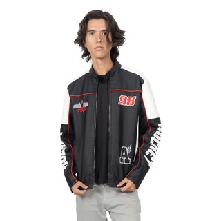 Foto 1 | Foto 1 | Chamarra Quarry Slim Fit Deportivo Parches Racing Para Hombre