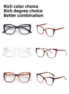 Foto 4 | Foto 4 | Gafas De Lectura Foxmook Oprah Style Frame Para Mujer 1.25 - Venta Internacional.