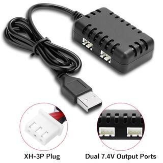 Foto 3 | Foto 3 | Cargador De Batería Tosiicop 7.4v Lipo 1a Para Coche Rc 2s Con Usb - Venta Internacional.