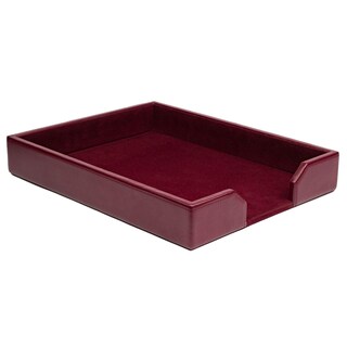 Foto 1 | Foto 1 | Bandeja Para Cartas Dacasso A5201 De Piel Regenerada Color Burdeos - Venta Internacional.