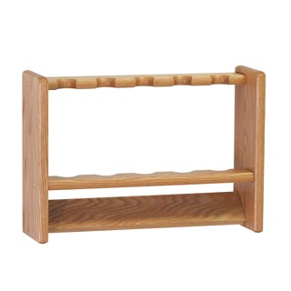 Foto 1 | Foto 1 | Estante Para Tacos De Piscina Madera De Roble Claro Capacidad Para 5 Tacos - Venta Internacional.