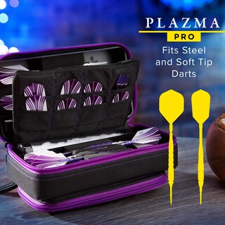 Foto 6 | Foto 6 | Funda Para 6 Dardos Casemaster Plazma Pro Color Negro - Venta Internacional.