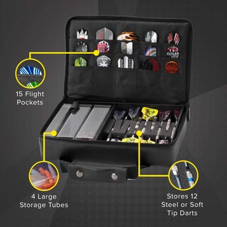 Foto 2 | Foto 2 | Funda De Piel Sintética Casemaster The Pro Para 9 Dardos - Venta Internacional.