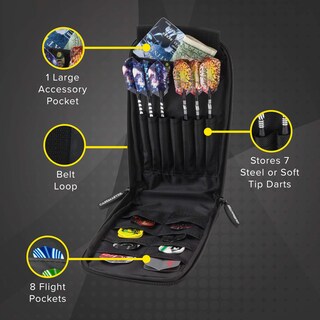 Foto 2 | Foto 2 | Funda De Piel Negra Casemaster Mini Pro Para 6 Dardos - Venta Internacional.
