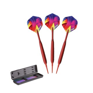 Foto 1 | Foto 1 | Soft Tip Darts Elkadart Neon Con Funda De Almacenamiento De 18 G Color Rojo - Venta Internacional.