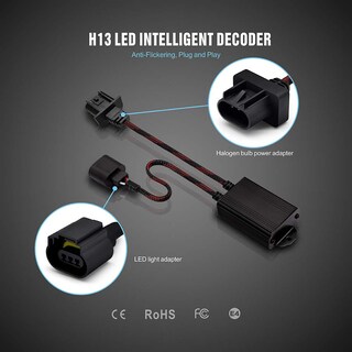 Foto 4 | Foto 4 | Decodificador Led Canbus Sir Ius H13 (9008) Para 2 Bombillas - Venta Internacional.