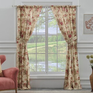 Foto 2 | Foto 2 | Par De Paneles De Cortinas Greenland Home Antique Rose 100% Algodón - Venta Internacional.