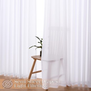 Foto 4 | Foto 4 | Cortinas Joywell De Lino Semitransparente Plisadas 40 X 108 Cm Color Blanco - Venta Internacional.