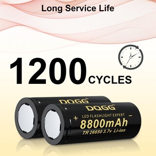 Foto 5 | Foto 5 | Batería Recargable Paowang 26650 3.7v 8800mah (paquete De 2) - Venta Internacional.