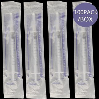 Foto 5 | Foto 5 | Jeringas De Plástico Habeuniver De 1 Ml Con Aguja De 27 Ga Envueltas Individualmente (paquete De 100) - Venta Internacional.