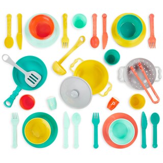 Foto 1 | Foto 1 | Juego De Utensilios De Cocina Play Kitchen Accessories B. Toys Para Niños 33 Piezas - Venta Internacional.