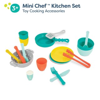 Foto 5 | Foto 5 | Juego De Utensilios De Cocina Play Kitchen Accessories B. Toys Para Niños 33 Piezas - Venta Internacional.