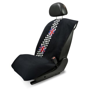 Foto 1 | Foto 1 | Protector De Asiento De Coche Toalla Armadura De Asiento Bandera Británica A Cuadros - Venta Internacional.