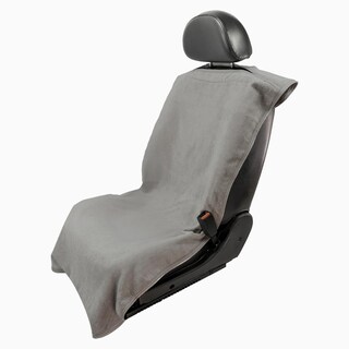 Foto 1 | Foto 1 | Toalla Protectora Para Asiento De Coche Color Gris Suave Y Lavable - Venta Internacional.