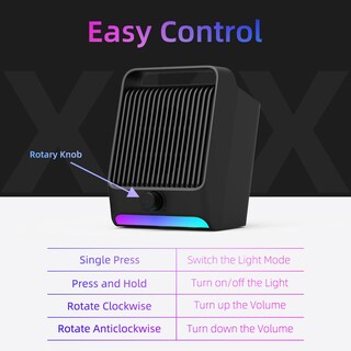 Foto 4 | Foto 4 | Altavoces Usb Xkx Para Pc De Escritorio Y Portátil Con Luz Rgb - Venta Internacional.