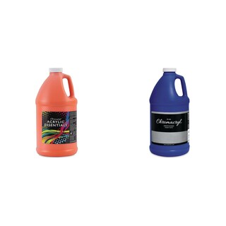 Foto 1 | Foto 1 | Kit Combinado De Pintura Casafoyercryl Essentials Naranja Y Azul - Venta Internacional.