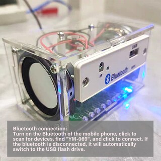 Foto 4 | Foto 4 | Kit De Práctica De Soldadura De Altavoces Bluetooth Huagzimo Con Bluetooth - Venta Internacional.