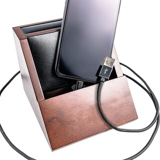Foto 3 | Foto 3 | Soporte Para Teléfono Celular Móvil De Escritorio Dacasso A8450 Walnut - Venta Internacional.