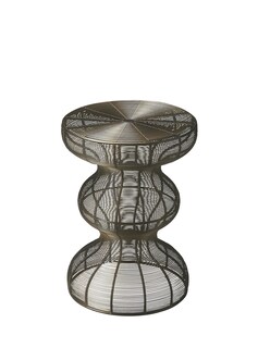 Foto 1 | Foto 1 | Mesa Decorativa Butler Greeley Redonda De Metal Negro Y Hierro - Venta Internacional.