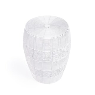 Foto 2 | Foto 2 | Mesa Auxiliar Butler Bellarose De Metal Blanco 19 X 38 Cm - Venta Internacional.