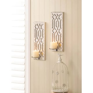 Foto 2 | Foto 2 | Lámpara De Pared Accent Plus Deco Con Espejo Con Vela (juego De 2) - Venta Internacional.