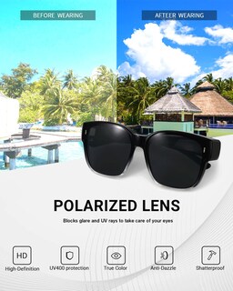 Foto 5 | Foto 5 | Gafas de Sol Fit Over Glasses Meeloog Mst0110 Polarizadas - Venta Internacional.