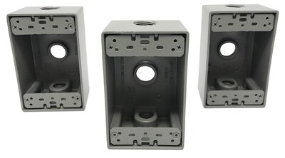 Foto 1 | Foto 1 | Caja Eléctrica Sealproof 1 Módulo con 3 Orificios - Venta Internacional