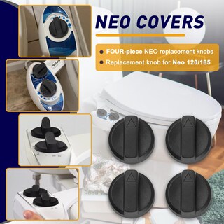 Foto 3 | Foto 3 | Set De 4 Perillas De Repuesto Standwme Para Luxe Bidet Neo 120 Negro - Venta Internacional.