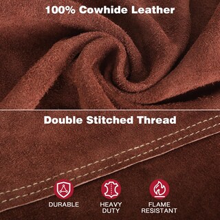 Foto 3 | Foto 3 | Chaqueta De Soldadura De Cuero Arccaptain Resistente A Llamas De Cuero De Vaca - Venta Internacional.