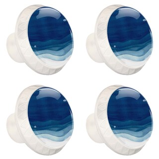 Foto 2 | Foto 2 | Manija para Gabinete Zore Fine Olas Azules 4 Piezas - Venta Internacional