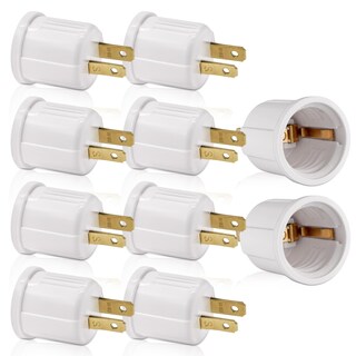 Foto 1 | Foto 1 | Adaptador De Enchufe A Portalámparas Emnooti 660w 125v Paquete De 10 - Venta Internacional.