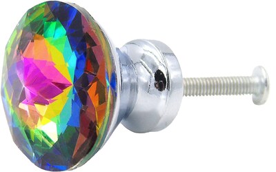 Foto 2 | Foto 2 | Pomos de Armario de Cristal Colorido 3 cm 12 Piezas - Venta Internacional