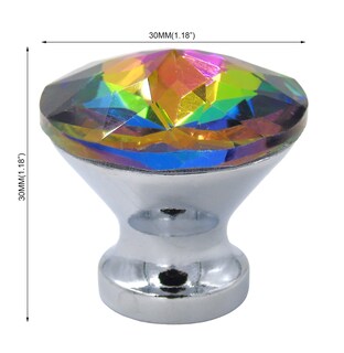 Foto 3 | Foto 3 | Pomos de Armario de Cristal Colorido 3 cm 12 Piezas - Venta Internacional