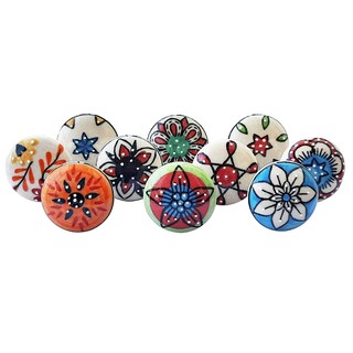Foto 1 | Foto 1 | Manijas de Cerámica 4 cm 10 Piezas - Venta Internacional