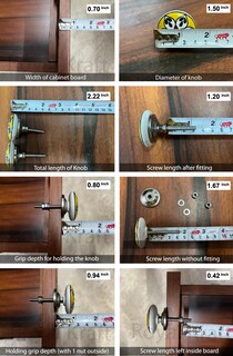 Foto 3 | Foto 3 | Manijas de Cerámica 4 cm 10 Piezas - Venta Internacional