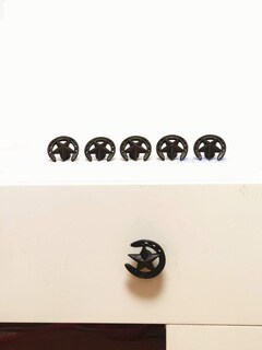 Foto 2 | Foto 2 | Pomos de Armario de Resina en Forma de Herradura Vaquera 5 x 5 x 3 cm 6 Piezas - Venta Internacional