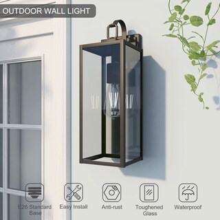 Foto 2 | Foto 2 | Lámpara de Pared Negra para Exterior-Venta Internacional