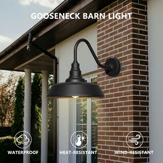 Foto 4 | Foto 4 | Barn Light Franing Led De Cuello De Cisne De 12 Pulgadas Desde El Anochecer Hasta El Amanecer - Venta Internacional.
