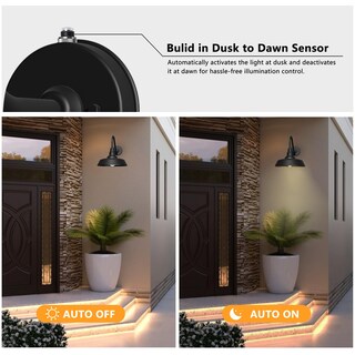 Foto 5 | Foto 5 | Barn Light Franing Led De Cuello De Cisne De 12 Pulgadas Desde El Anochecer Hasta El Amanecer - Venta Internacional.