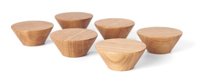 Foto 1 | Foto 1 | Pomos Para Armario Toros Store  6 Unidades  En Forma De Cono De Madera  4 Cm  Redondos - Venta Internacional.