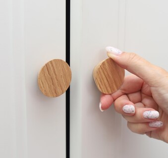 Foto 4 | Foto 4 | Pomos Para Armario Toros Store  6 Unidades  En Forma De Cono De Madera  4 Cm  Redondos - Venta Internacional.